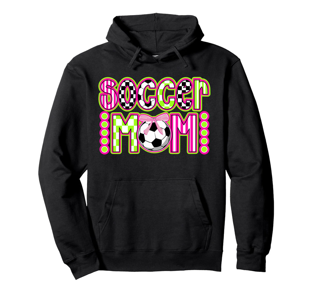 Soccer Mom Soccer Player Mama Coquette Hoodie - Unique Graphic Men Women