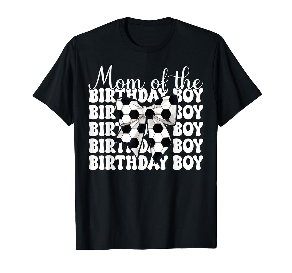 Soccer Mom Mama Coquette Bow Mom Birthday T-Shirt - Trendy Graphic Unisex