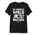 Proud Ice Hockey Goalie Brother Hockey T-Shirt - Trendy Graphic Unisex