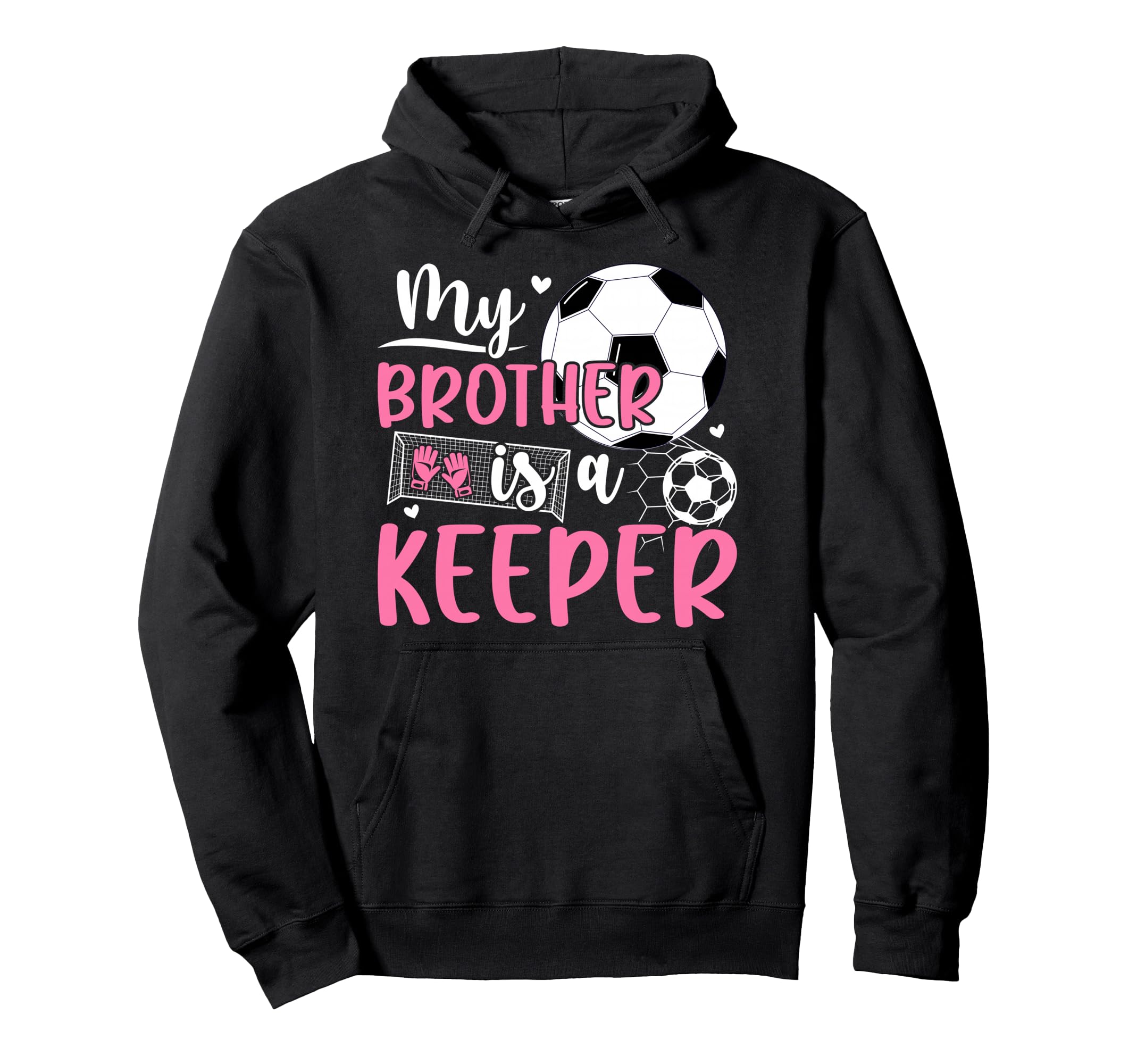 Proud Soccer Keeper Sister Soccer Hoodie - Custom Art Print Unisex