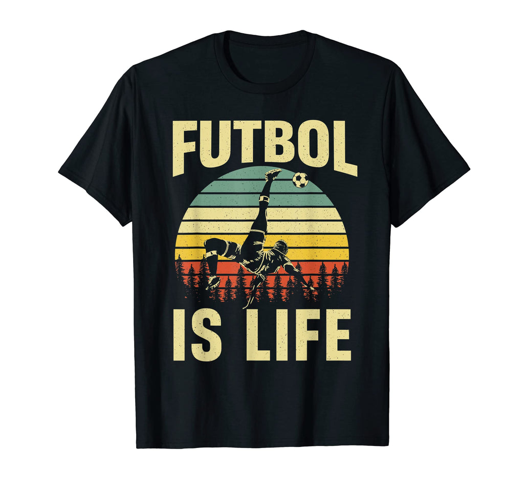 Futbol Is Life Funny Soccer Player T-Shirt - Custom Art Print Men Women