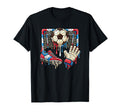 Soccer Drip Ball Cleat Boot Goalkeeper T-Shirt - Fun Novelty Design Unisex
