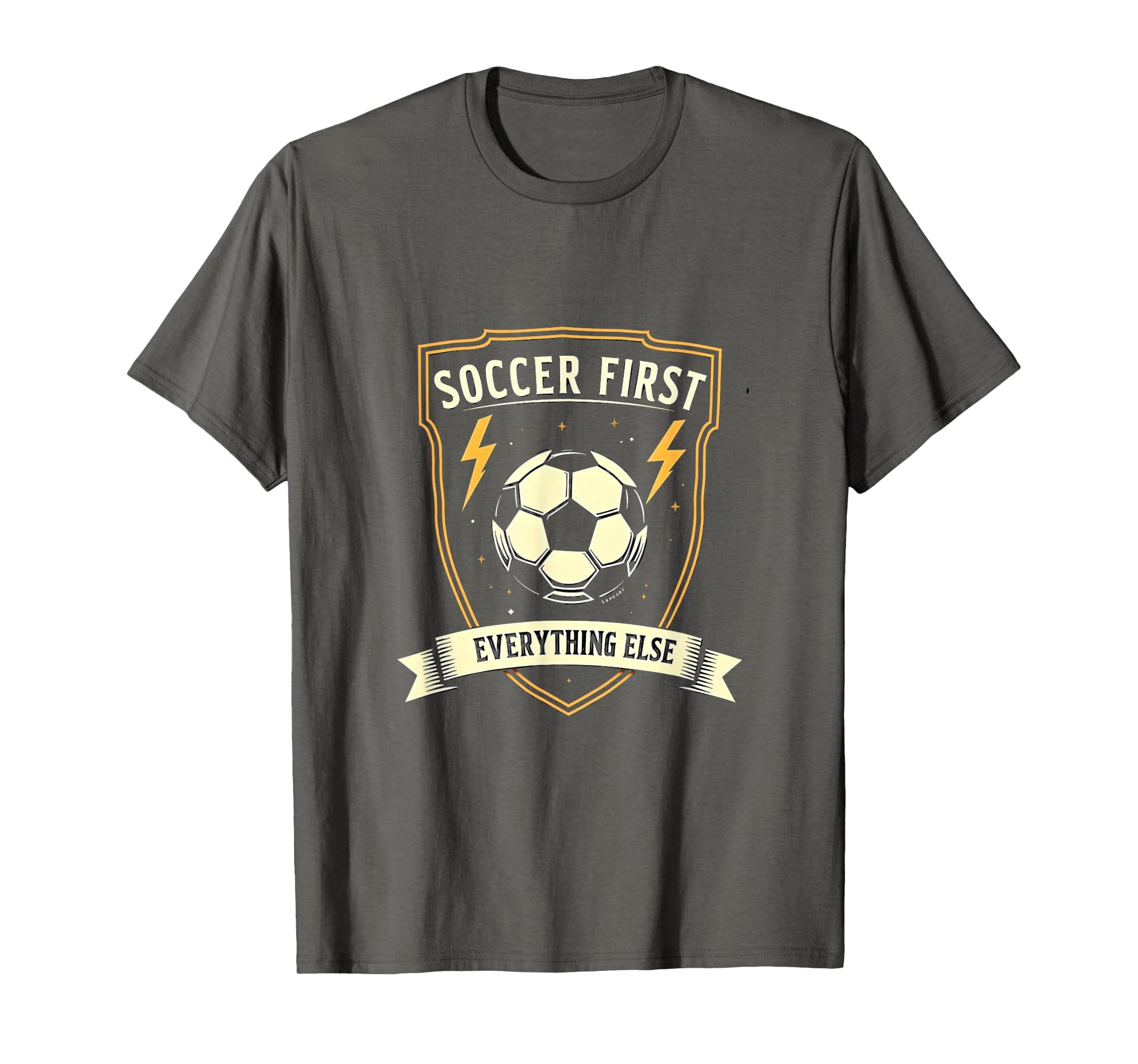 Soccer First Everything Else Mens T-Shirt - Streetwear Style Men Women