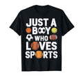 Just Who Loves Sports Young Soccer T-Shirt - Minimalist Print for Adults