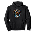 Dachshund Soccer Player Funny Wiener Hoodie - Minimalist Print Men Women