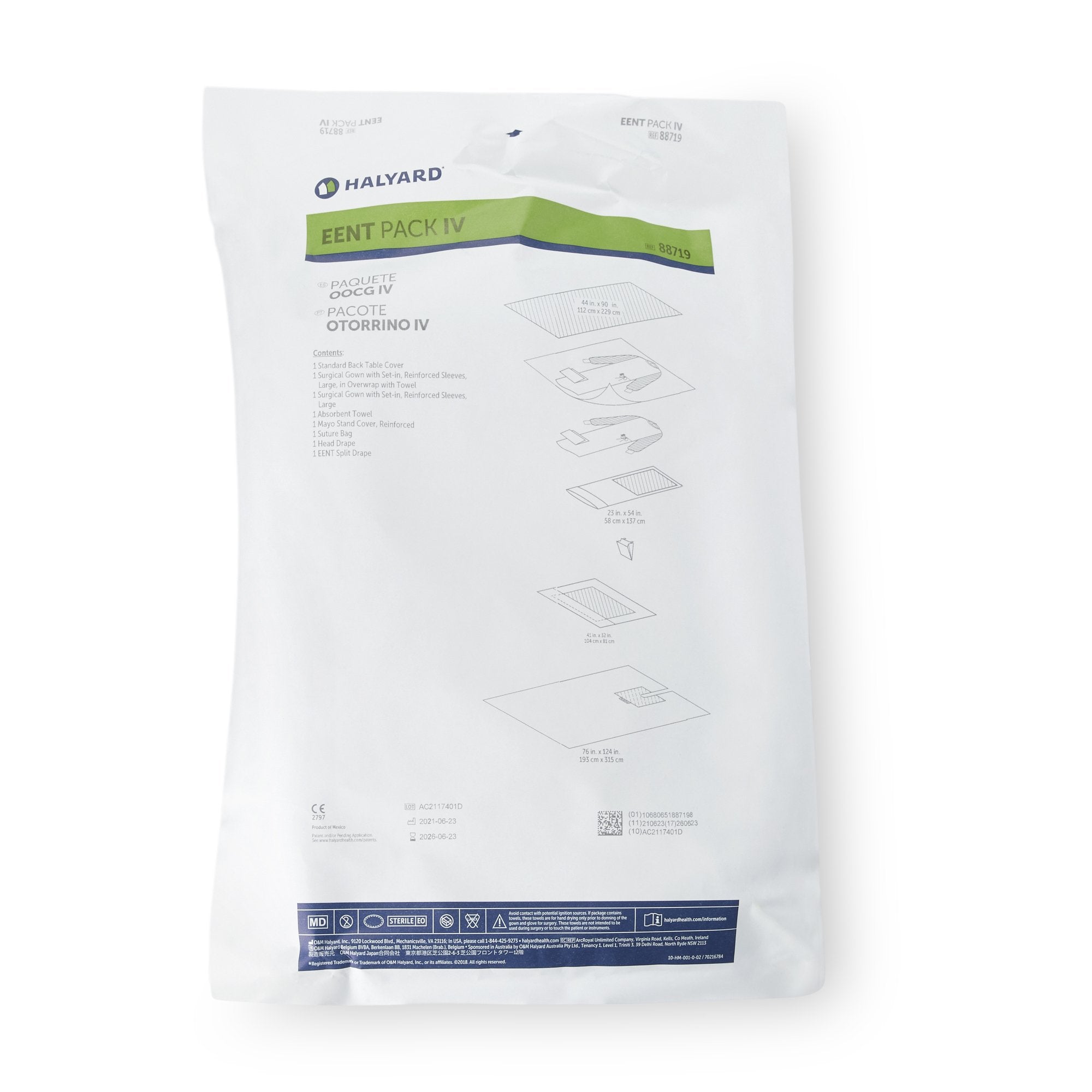 EENT Drape Pack Halyard - 88719