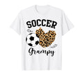 Soccer Grampy Heart Leopard Grampy T-Shirt - Streetwear Style for Adults