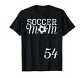 Soccer Mom Jersey Number 54 Favorite T-Shirt - Unique Graphic Men Women