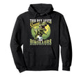 This Loves Soccer And Dinosaurs Hoodie - Novelty Apparel for Adults