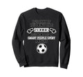 Soccer Smart People Sport Sweatshirt - Aesthetic Graphic for Adults