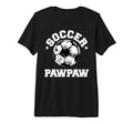 Mens Soccer Pawpaw Soccer Ball T-Shirt - Unique Graphic Men Women