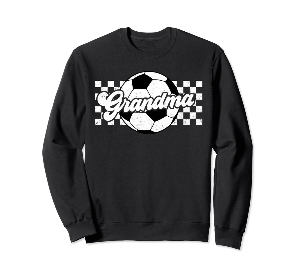 Soccer Grandma Lover Family Sweatshirt - Fun Novelty Design for Adults
