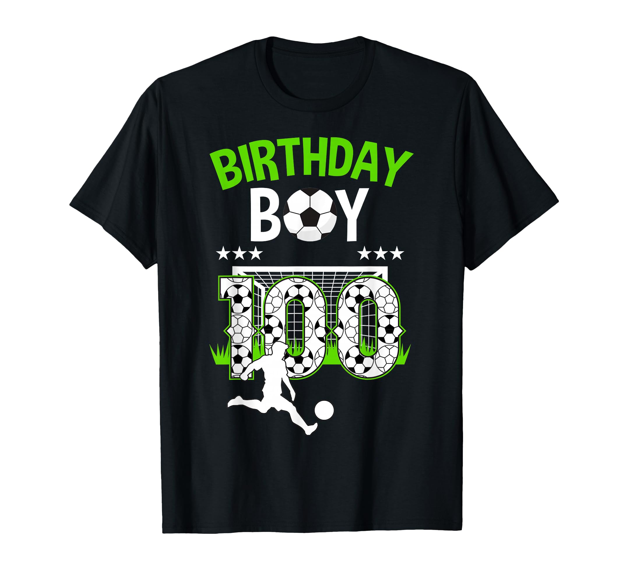 Birthday Soccer 100 Year Old Who Loves T-Shirt - Aesthetic Graphic Unisex