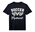 Soccer Mamaw Matching Family Soccer T-Shirt - Custom Art Print for Adults