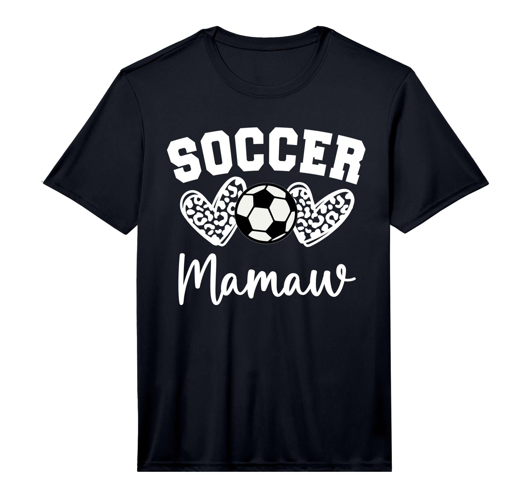 Soccer Mamaw Matching Family Soccer T-Shirt - Custom Art Print for Adults