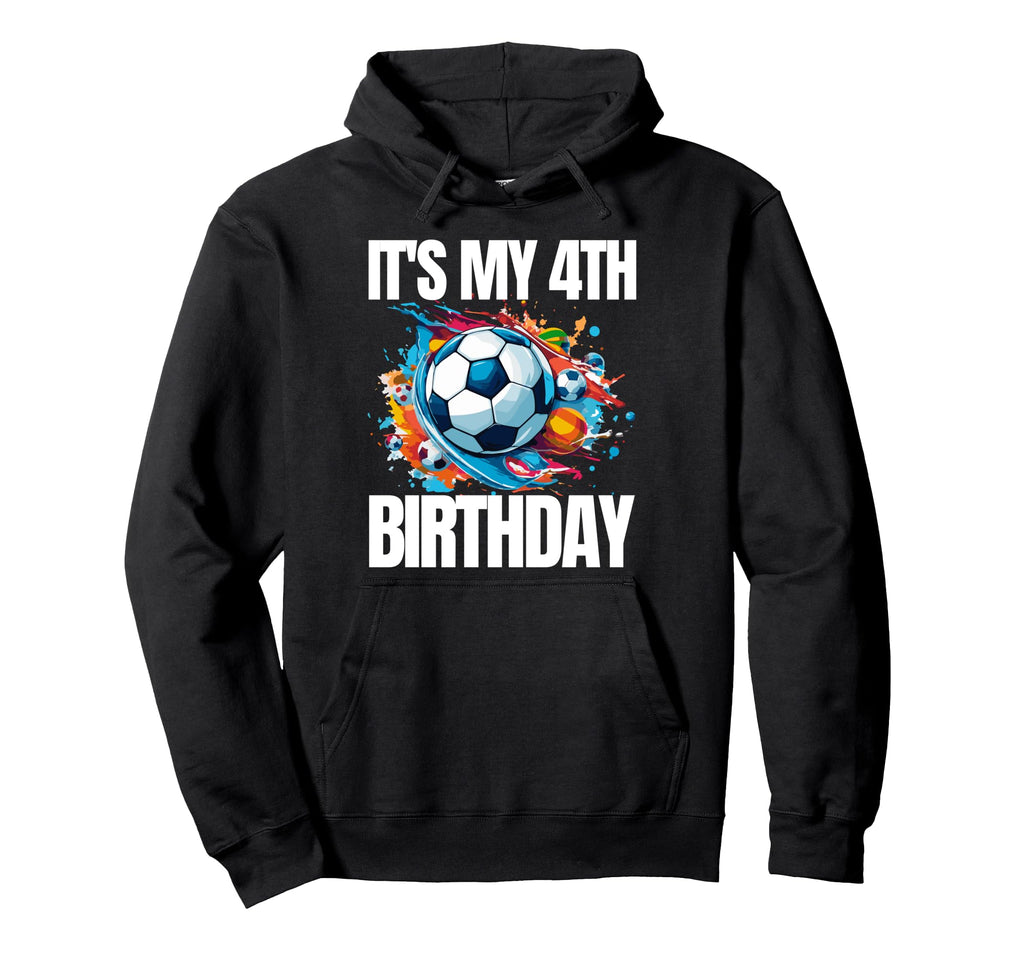 Its My 4Th Birthday Soccer Player 4Th Hoodie - Streetwear Style Men Women