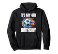 Its My 4Th Birthday Soccer Player 4Th Hoodie - Streetwear Style Men Women
