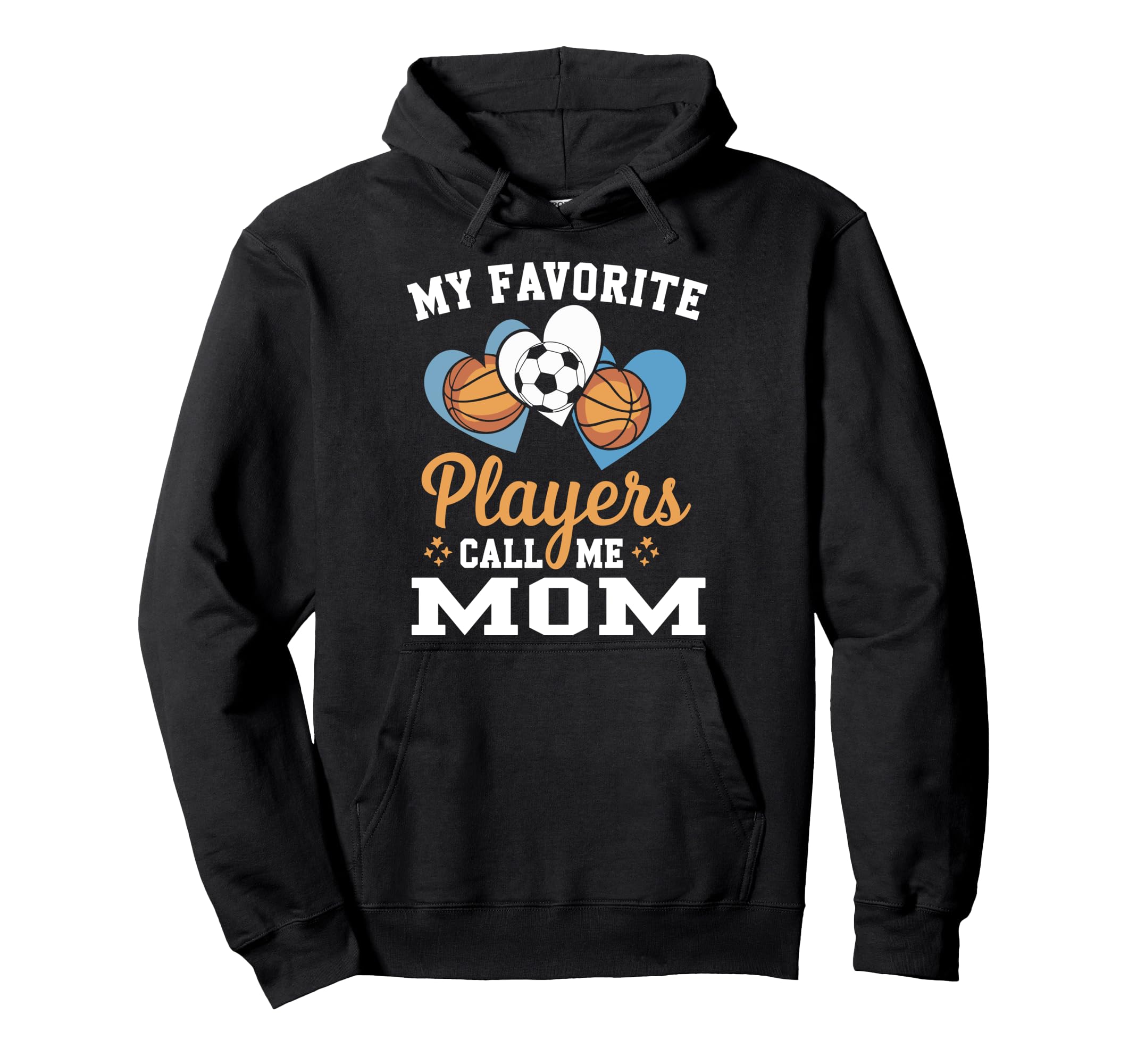 My Favorite Soccer Basketball Players Hoodie - Unique Graphic for Adults