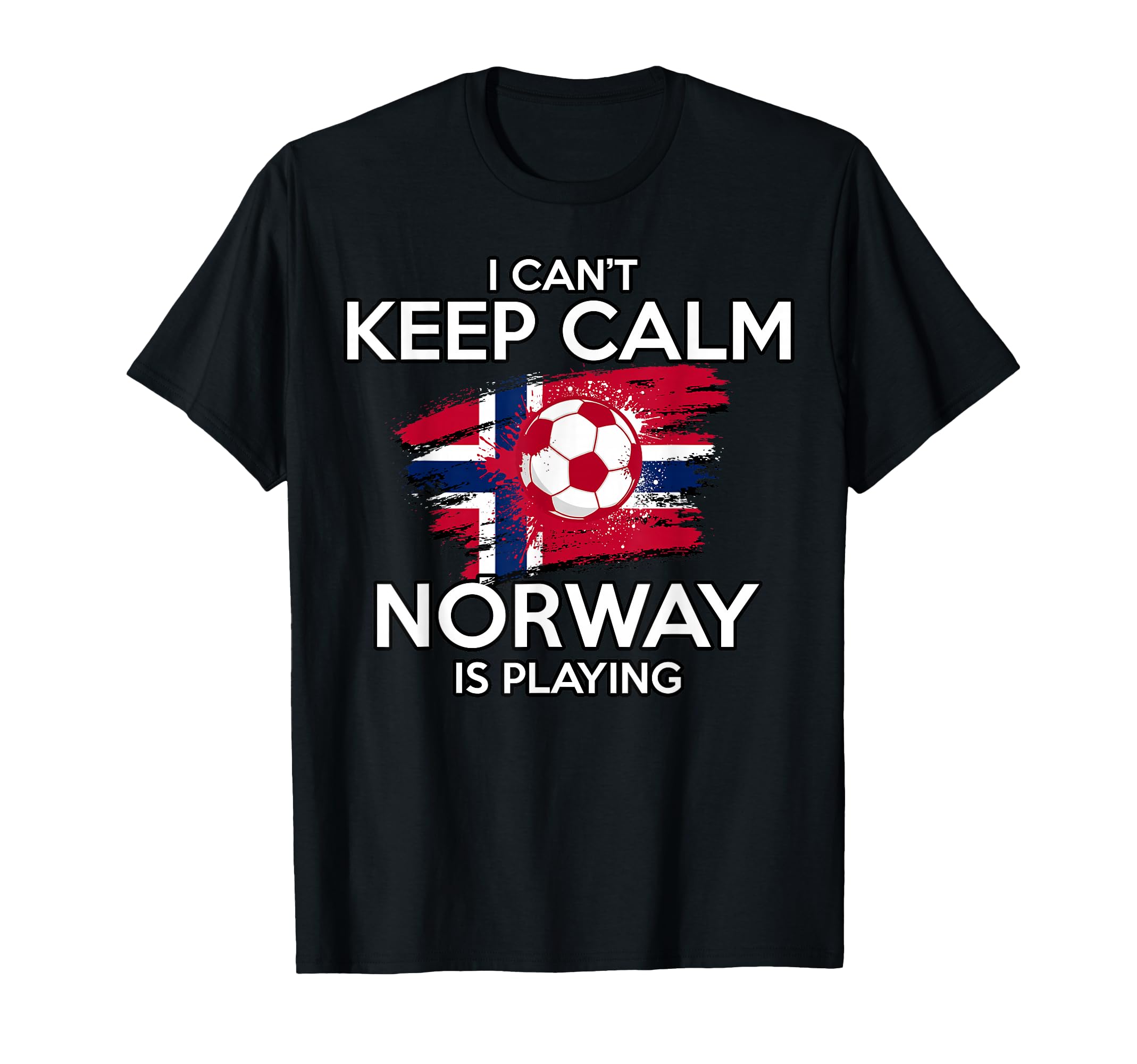 Norway Football Fan Soccer Game Player T-Shirt - Custom Art Print Unisex