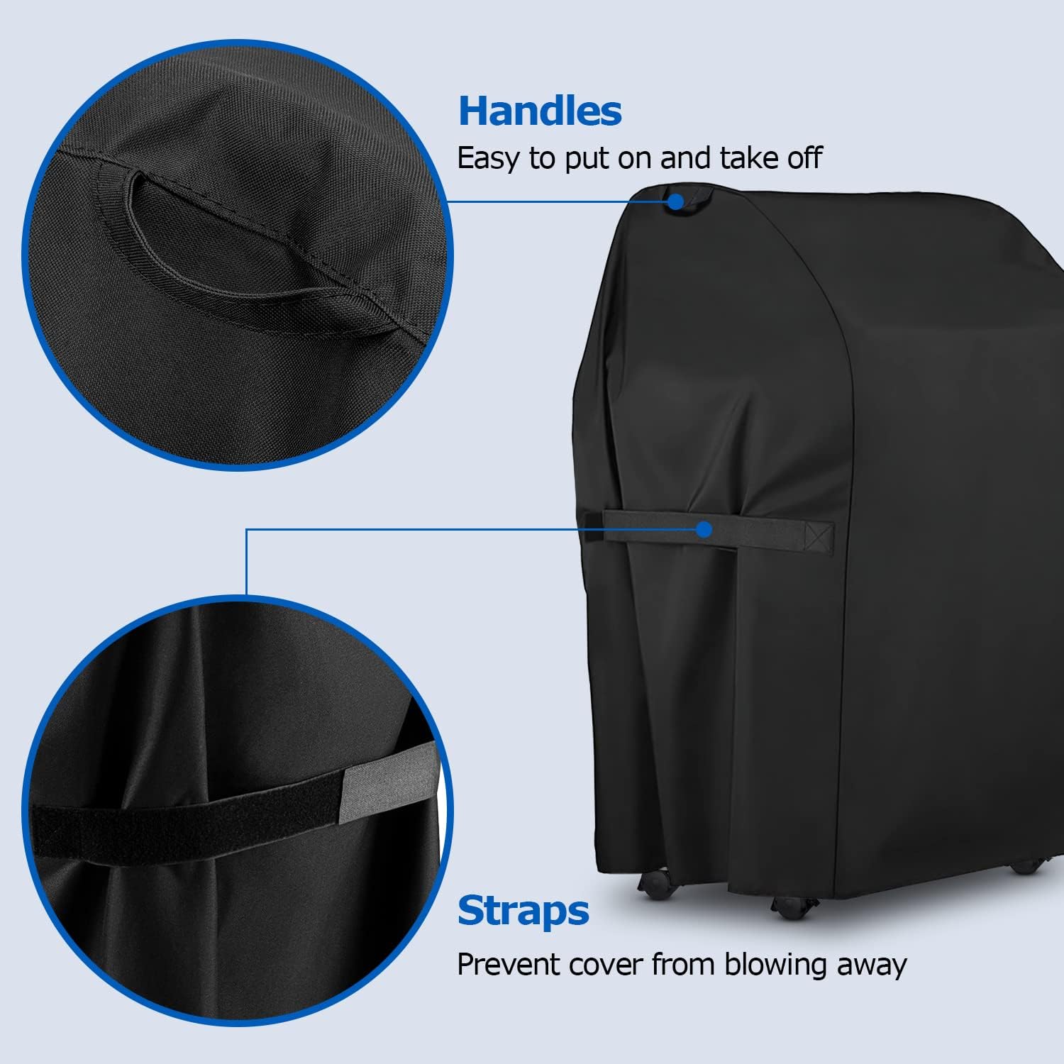 SunPatio 2 Burner Grill Cover 30 Inch, Heavy Duty Waterproof Small BBQ Cover Compatible for Weber Spirit 210 Series, Charbroil, Kenmore Grills, Compared to Weber 7105 (Not Fit for Spirit II E-210)