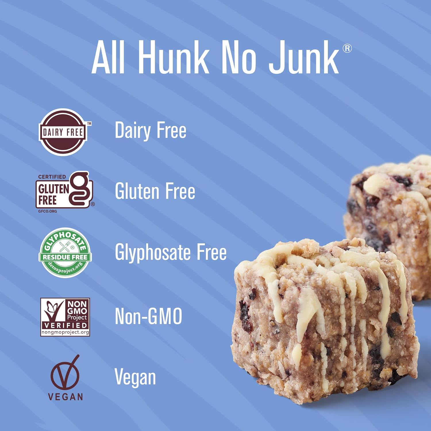 Heavenly Hunks Blueberry Lemon Drizzle Cookie Bites, 6-Pack, 5 oz Each