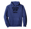 Soccer Sister Leopard Hoodie - Unique Graphic Unisex