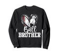Ball Brother Heart Baseball Soccer Ball T-Shirt - Graphic Print for Adults