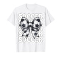 Soccer Soccer Mom Mama Mothers Day T-Shirt - Trendy Graphic Unisex
