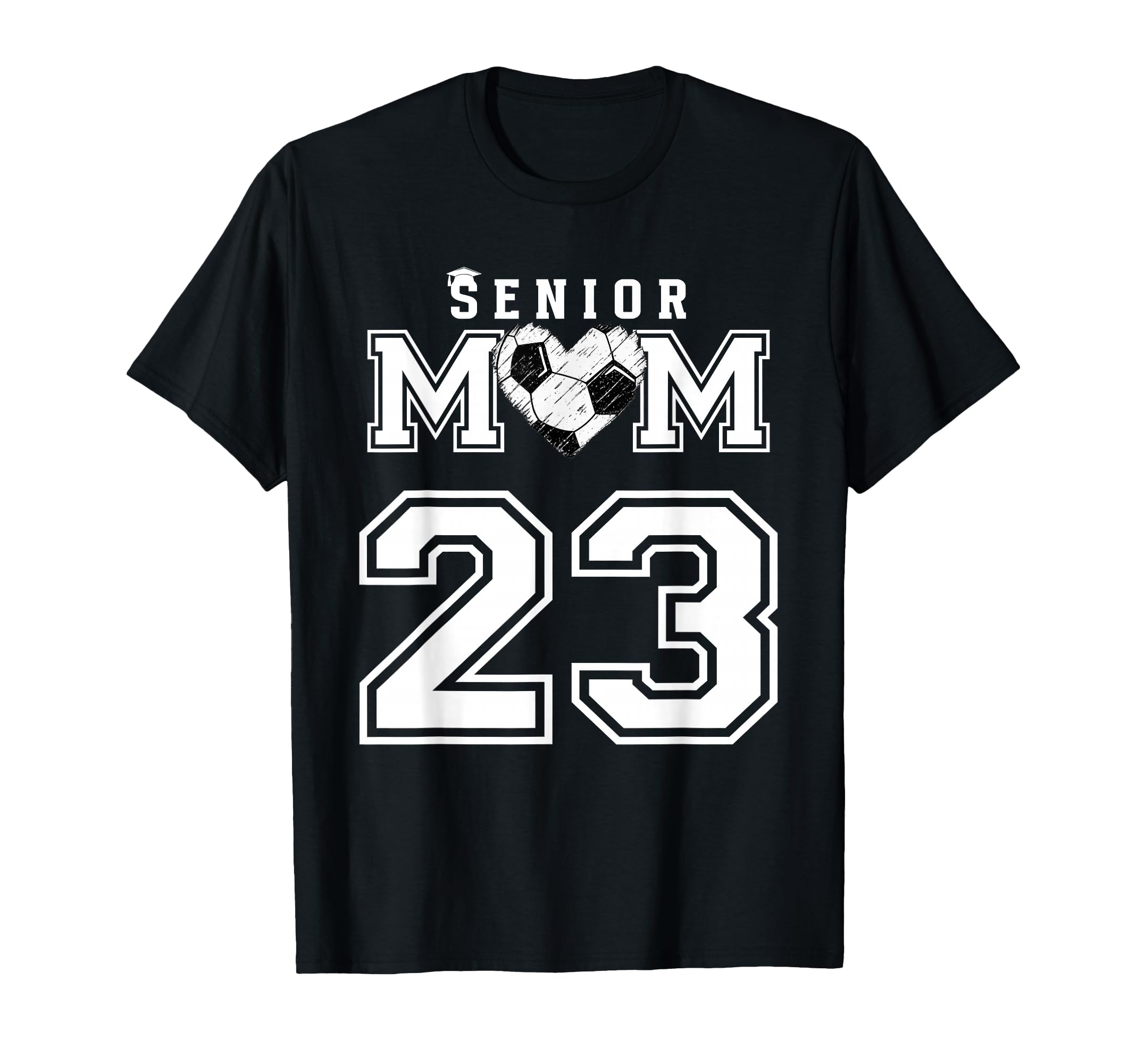 Proud Senior Soccer Mom Custom Jersey T-Shirt - Trendy Graphic Men Women