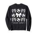 Soccer Sister Coquette Sister Soccer Sweatshirt - Trendy Graphic Unisex