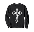 Religious Jesus Soccer Child God Soccer Sweatshirt - Novelty Apparel Unisex