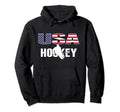 America Ice Hockey Lovers Jersey Usa Hoodie - Fun Novelty Design Unisex