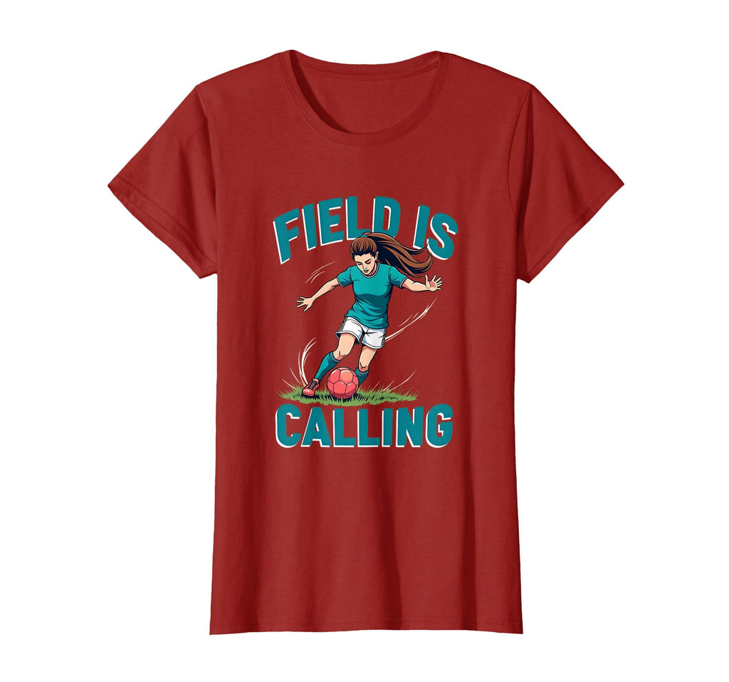 Field Is Calling Soccer T-Shirt - Streetwear Style Men Women