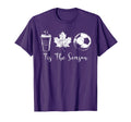 Tis Season Coffee Maple Leaf Soccer T-Shirt - Aesthetic Graphic for Adults
