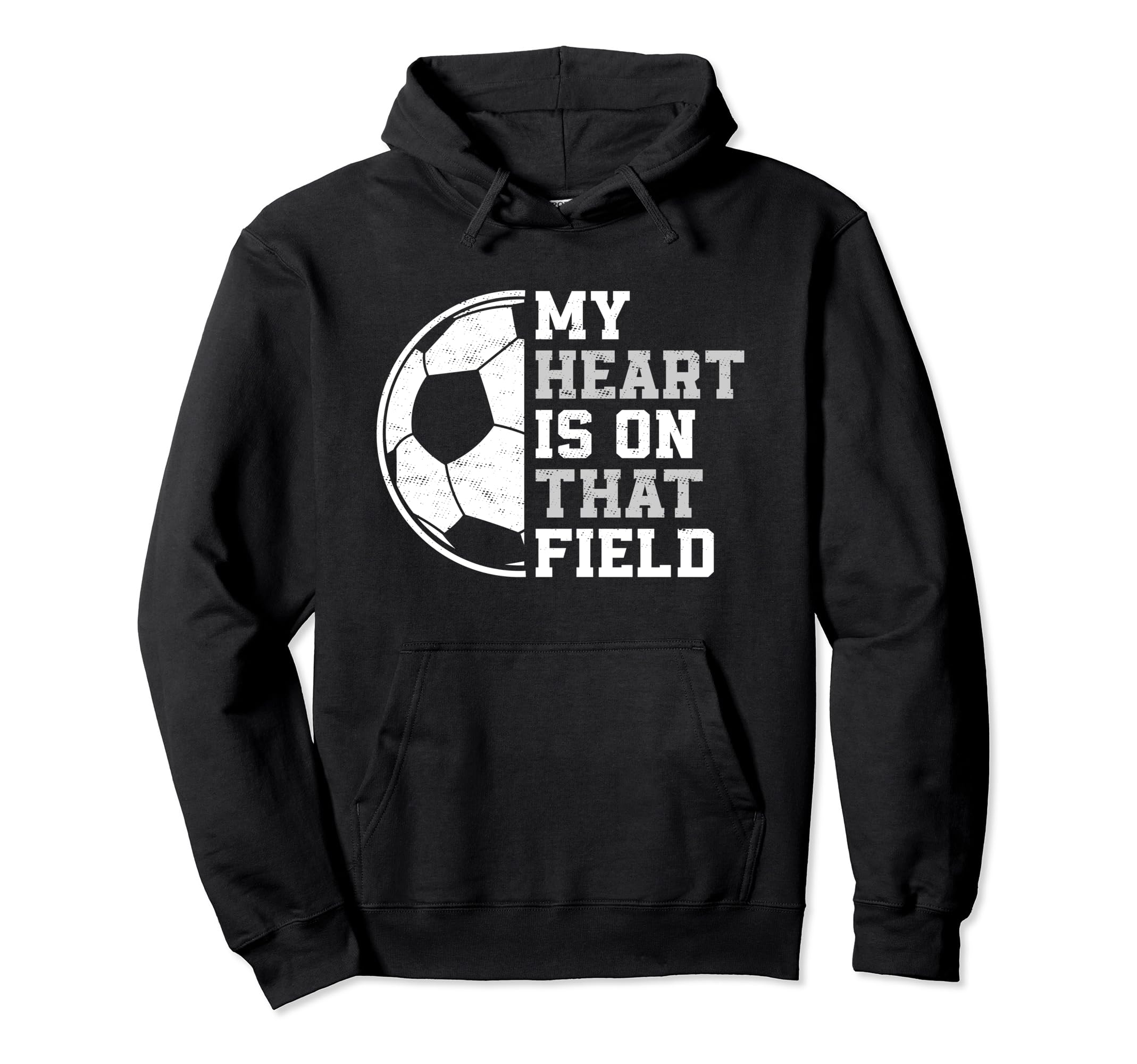 My Heart Is That Soccer Field Proud Hoodie - Streetwear Style Men Women