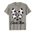 Soccer Mom Coquette Bow Soccer T-Shirt - Casual Everyday Wear for Adults