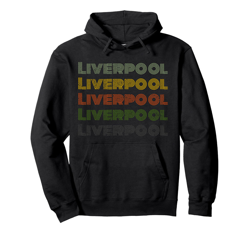 United Kingdom 70S City Liverpool Hoodie - Aesthetic Graphic Unisex