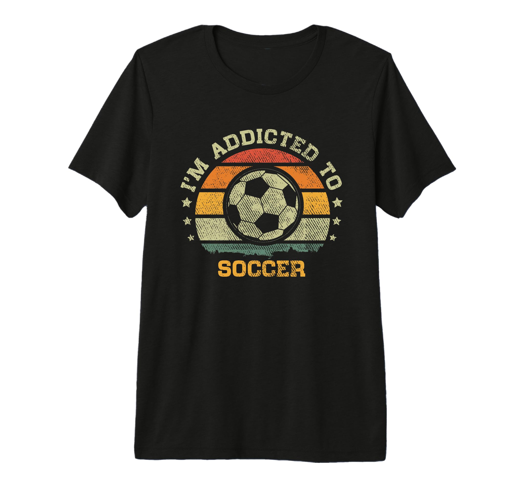 Im Addicted To Soccer Tri Blend T-Shirt - Casual Everyday Wear Unisex
