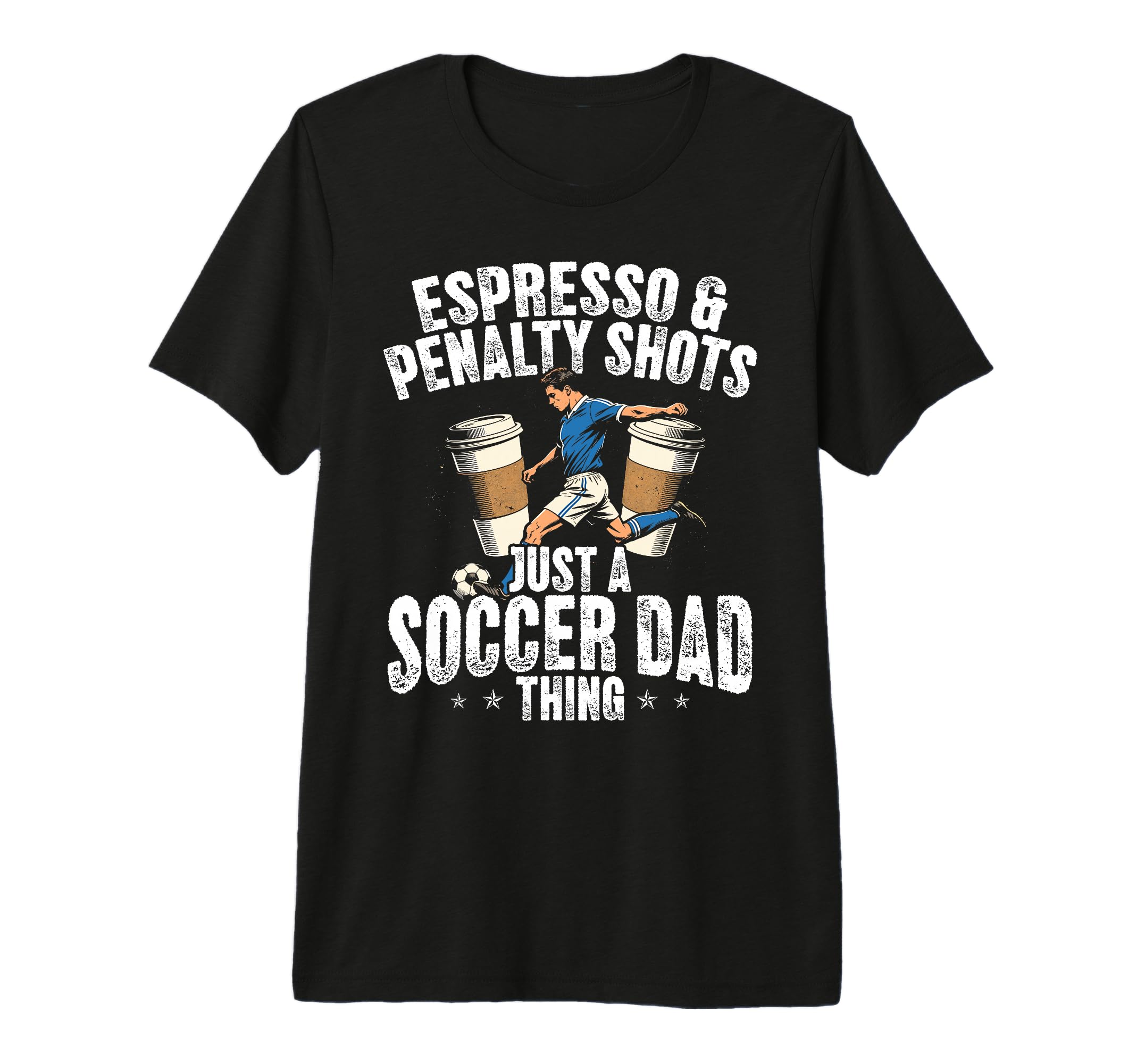 Soccer Dad Thing Coffee Lover Tri Blend T-Shirt - Novelty Apparel Men Women