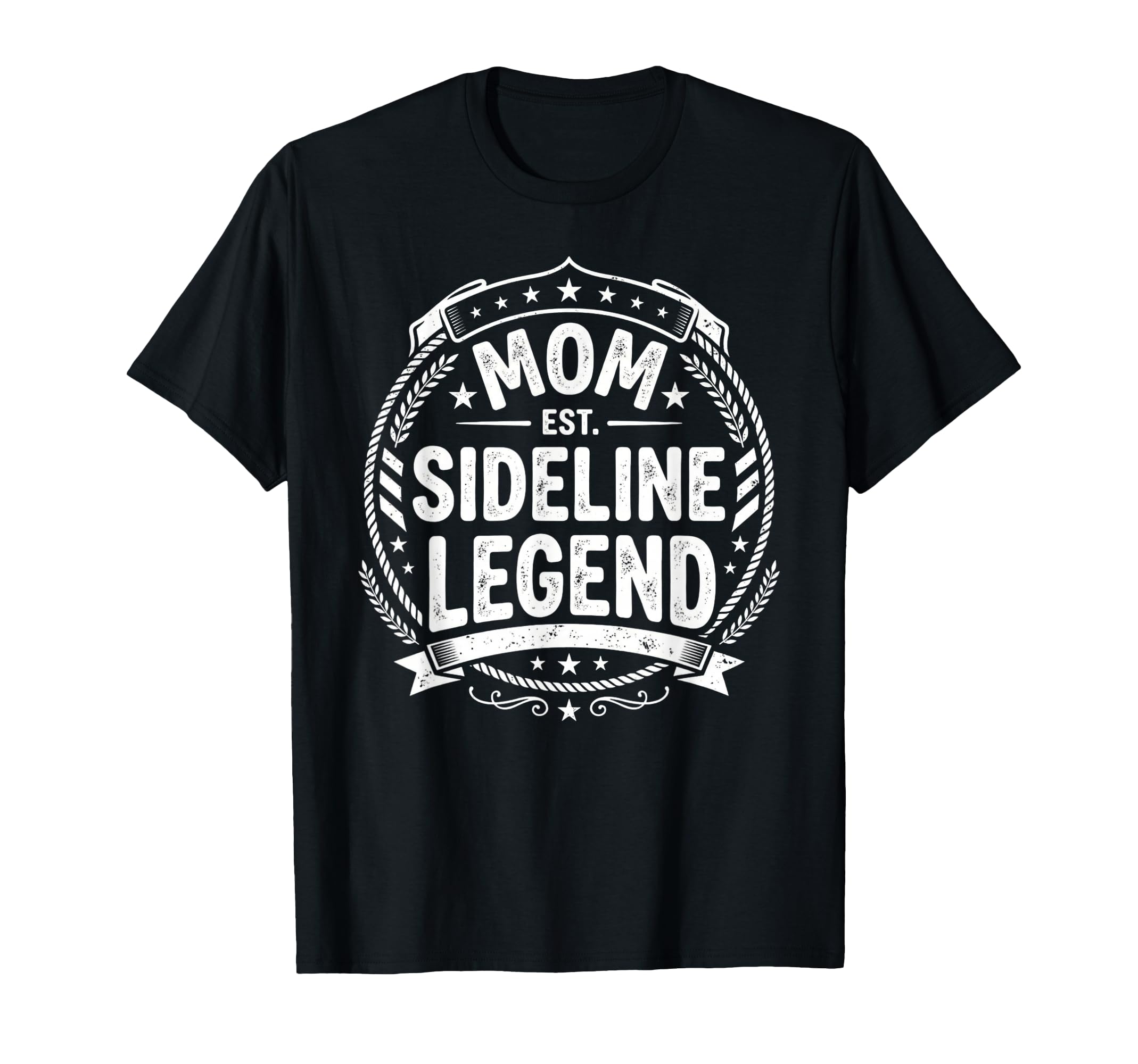 Mom Sideline Legend Sports Game T-Shirt - Unique Graphic for Adults