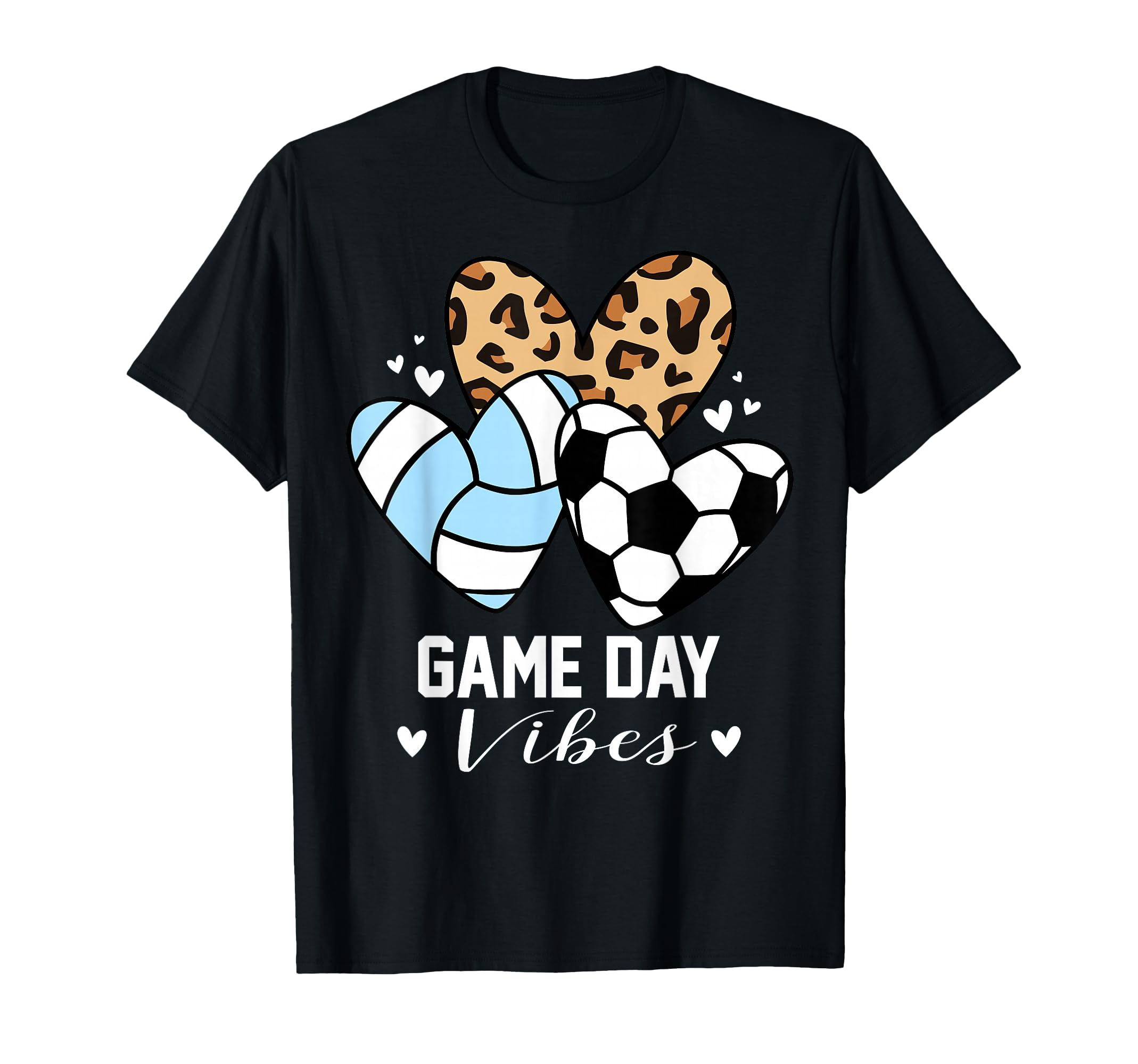 Game Day Vibes Funny Soccer Volleyball T-Shirt - Trendy Graphic Men Women