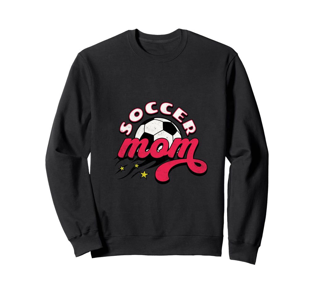 Proud Soccer Mom Game Day And Sweatshirt - Trendy Graphic Unisex