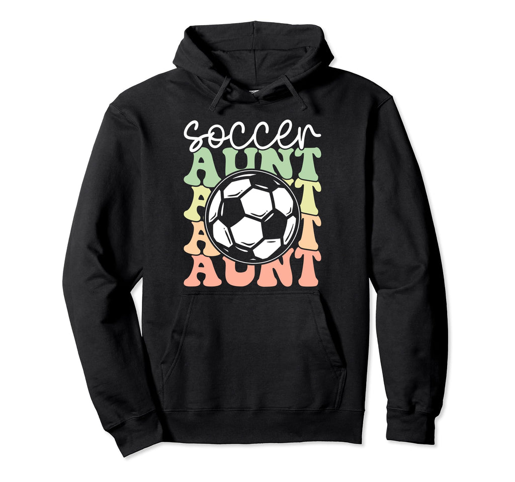 Soccer Aunt Sports Lover Player Matching Hoodie - Custom Art Print Unisex