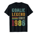 Goalkeeper Legend 1986 Sports Goal T-Shirt - Streetwear Style Men Women