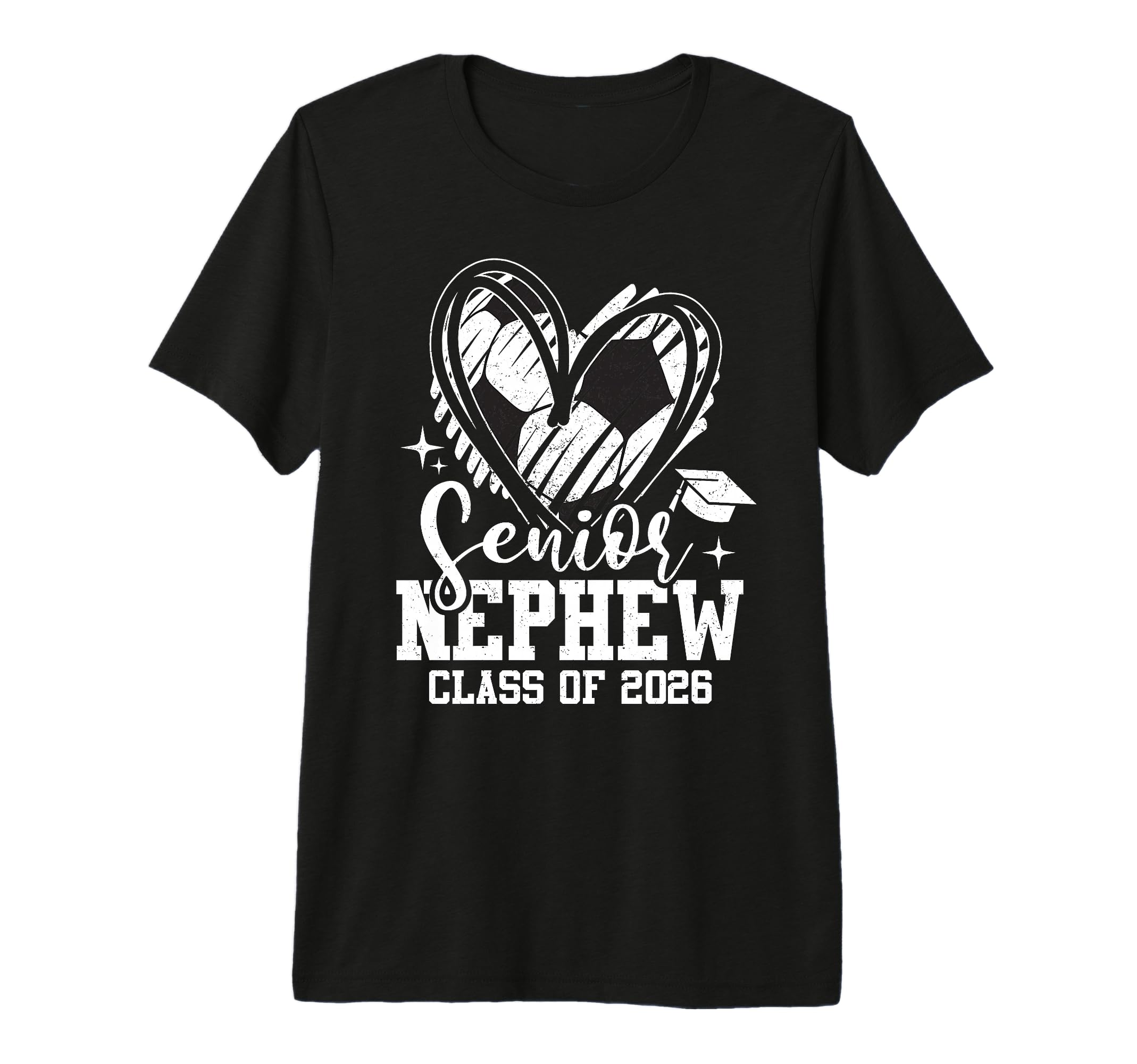 Senior Nephew Class 2026 Soccer T-Shirt - Casual Everyday Wear Unisex