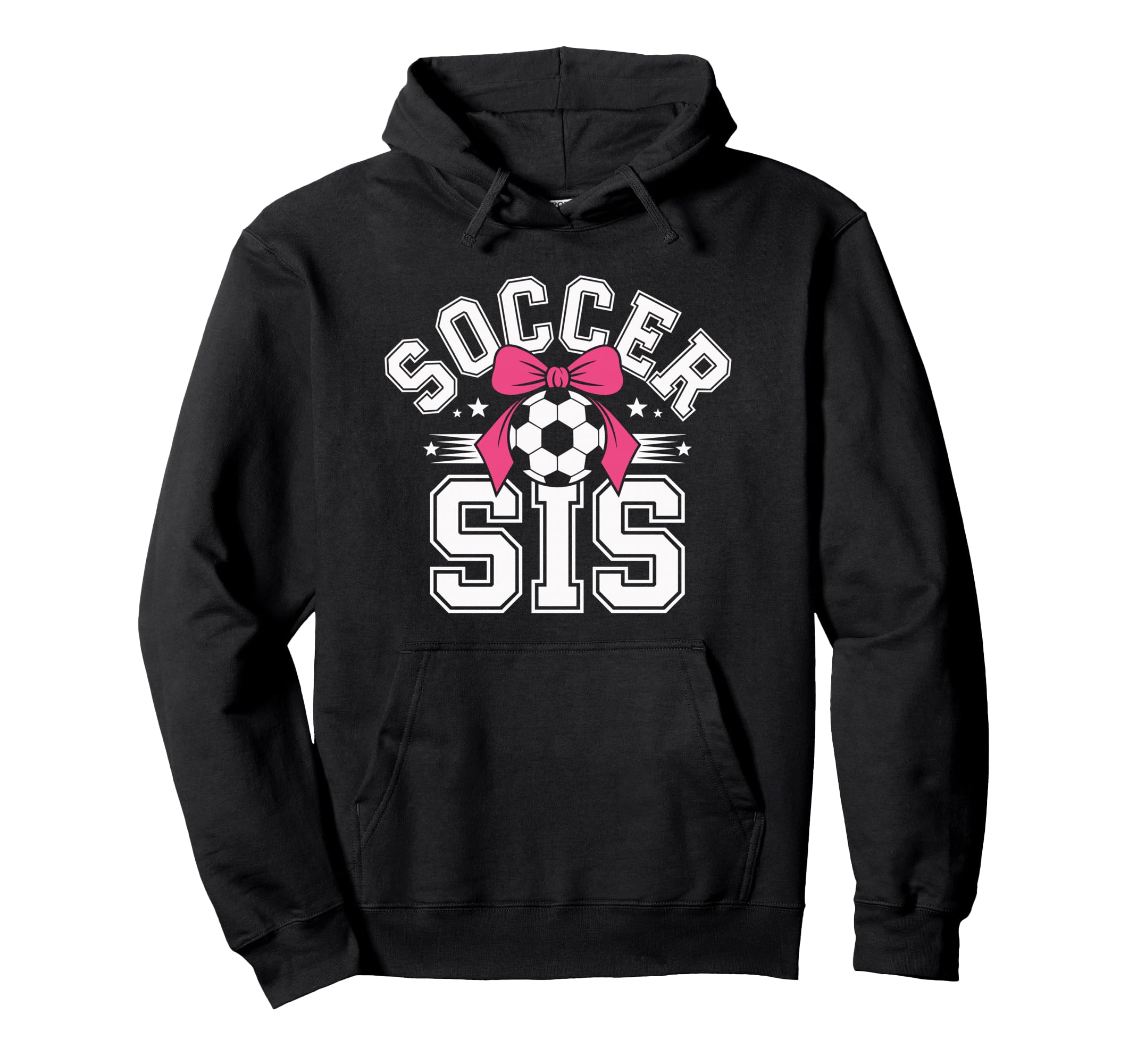 Soccer Sister Funny Coquette Bow Sport Hoodie - Streetwear Style Unisex