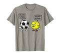 She Loves Me More Soccer Tennis T-Shirt - Graphic Print for Adults