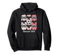 Soccer Coquette Bow Soccer Soccer Hoodie - Trendy Graphic Men Women