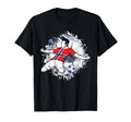 Norway Soccer Norwegian National Flag T-Shirt - Novelty Apparel for Adults