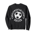 Throckmorton County Soccer Sweatshirt - Trendy Graphic for Adults